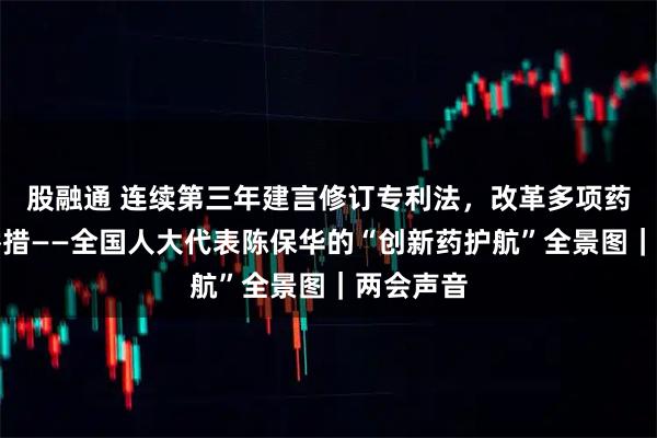 股融通 连续第三年建言修订专利法，改革多项药品监管举措——全国人大代表陈保华的“创新药护航”全景图｜两会声音